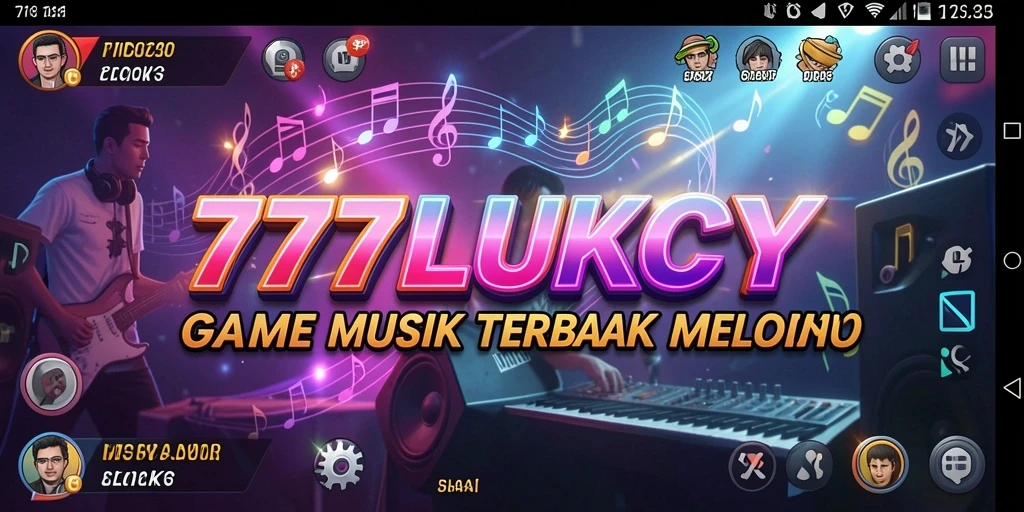 Tampilan permainan <strong>777LUKCY</strong> dengan berbagai lagu yang menarik.