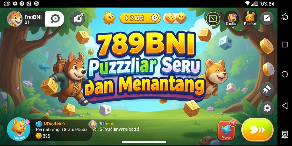 Screenshot utama 789BNI menunjukkan gameplay puzzle yang menarik.