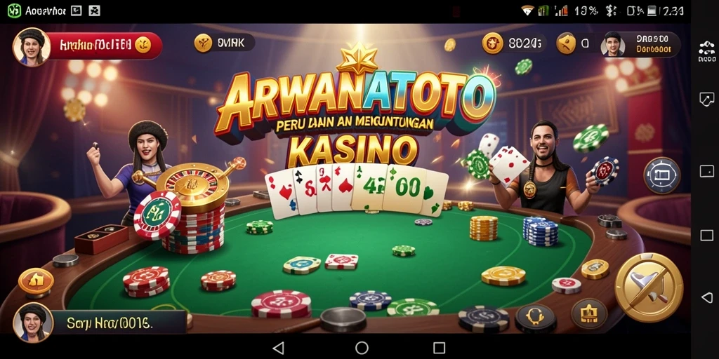 Tampilan gameplay ARWANATOTO yang menarik dan penuh aksi Kasino.