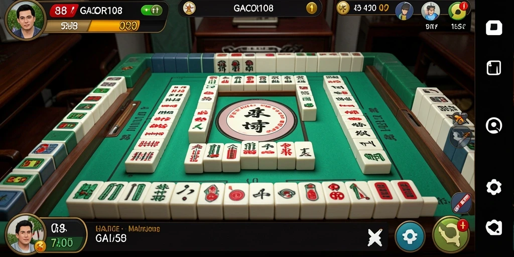 Screenshot utama GACOR108 menampilkan gameplay Mahjong yang menantang dan seru.