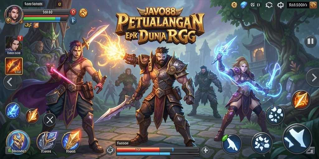 Tampilan menarik gameplay RPG di dunia penuh petualangan.