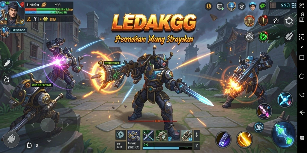 Tampilan gameplay LEDAKGG dengan strategi yang mendebarkan.