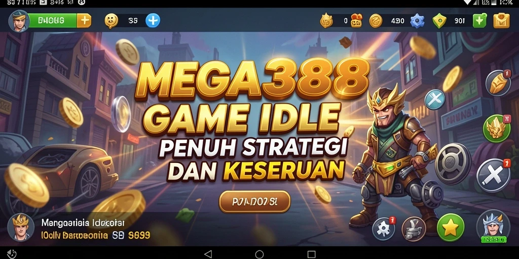Tampilan gameplay MEGA388 yang menarik dan penuh warna.