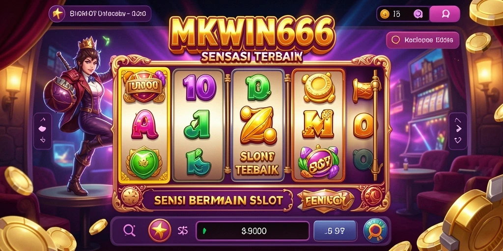 Screenshot gameplay MKWIN666 yang menunjukkan keseruan bermain slot.