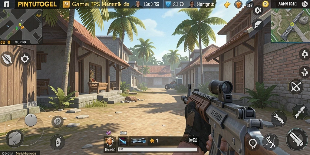 Screenshot gameplay PINTUTOGEL yang penuh aksi dan tantangan.