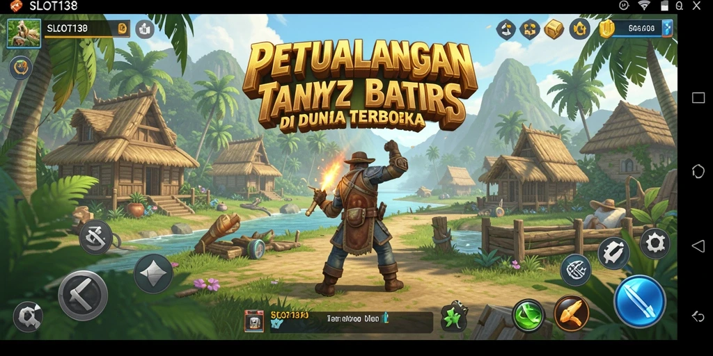 Tampilan gameplay <strong>SLOT138</strong> yang memukau di dunia terbuka.