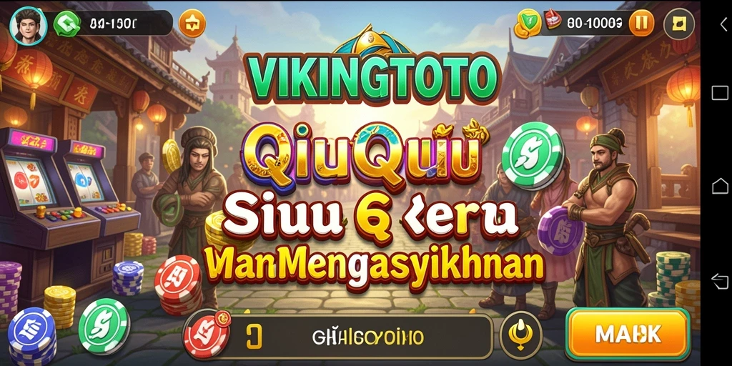 Tampilan gameplay seru dari VIKINGTOTO, game QiuQiu yang menantang.